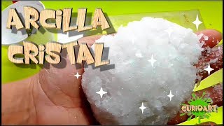 COMO HACER ARCILLA DE CRISTAL PASTA MOLDEABLE QUE BRILLA [upl. by Dorise953]