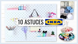 10 ASTUCES DE RANGEMENT IKEA [upl. by North]