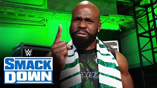 Apollo Crews wants to battle Big E in a Nigerian Drum Fight SmackDown April 2 2021 [upl. by Keele]