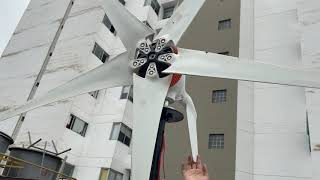 Instalación de un GENERADOR EÓLICO para alimentar ARTEFACTOS ELÉCTRICOS [upl. by Clem]