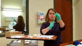 Mixing a powder medication with Sterile Water  Vial [upl. by Milissa]