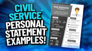 CIVIL SERVICE Personal Statement EXAMPLES Civil Service SUCCESS Profiles amp BEHAVIOURS [upl. by Bobbye513]