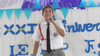 COLFAP IQUITOS XXIX ANIVERSARIOPOESIA A MI QUERIDO COLEGIO  FSV 2018 [upl. by Simon759]