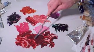 Alizarin Crimson Colour Mixing  Vasari Classic Oil Colour [upl. by Einnahpets139]