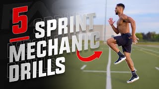 TOP 5 SPRINT MECHANIC DRILLS  SPEED TRAINING FOR ATHLETES [upl. by Erickson]