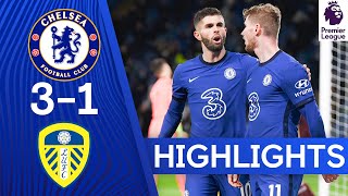 Chelsea 31 Leeds  Late Pulisic Goal Seals Comeback Victory  Premier League Highlights [upl. by Anatsirhc]