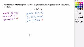 Testing an Equation for Symmetry [upl. by Attiuqal168]