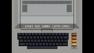 Atari 800 Games 19791985 [upl. by Aehtna]