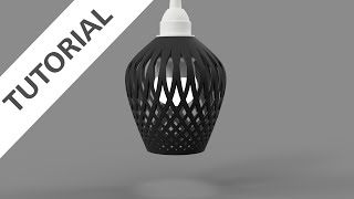 Fusion 360 Design a 3D Printed Lampshade [upl. by Acila]