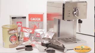 Saeco Poemia Espresso Machine How to Brew amp Steam [upl. by Eellah]