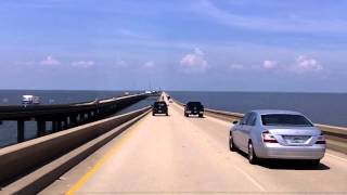 The Worlds Longest Overwater Bridge the Lake Pontchartrain Causeway [upl. by Burley]