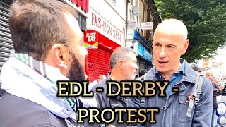 EDL PROTEST  NORMANTON  DERBY [upl. by Anawt597]