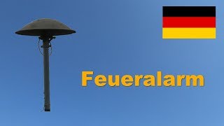 Sirenensignal quotFeueralarmquot Deutschland [upl. by Enner]