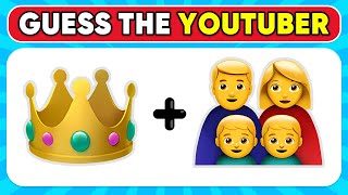 Can You Guess The YouTuber By Emoji  Emoji Quiz [upl. by Aholla732]