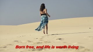 Born Free 1968  ANDY WILLIAMS  Lyrics [upl. by Alyakcim]