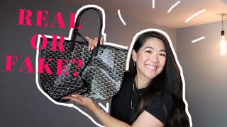 Goyard Tote From the Thrift Store 🤯Let’s Authenticate Together [upl. by Anikat500]