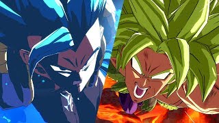 Dragon Ball FighterZ  Gogeta vs Broly Super Dramatic Finish English  1440p ✔ [upl. by Hamann]