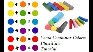 Como combinar colores con plastilina [upl. by Kosel]