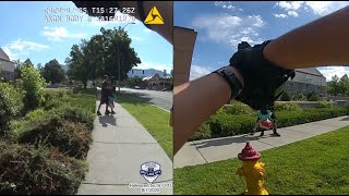 Body cam footage shows July 25 officerinvolved shooting in SLC [upl. by Silra969]