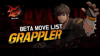 DNF Duel  Grappler Command List BETA [upl. by Choong827]