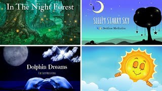 SLEEP Meditation for Children  4 Kids Meditations in 1  Guided Bedtime Meditation [upl. by Eimmot]