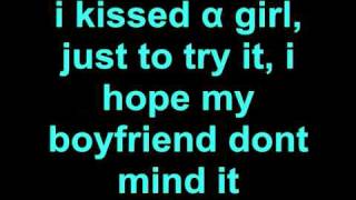 Katy Perry  I Kissed A Girl Lyrics [upl. by Adigun]