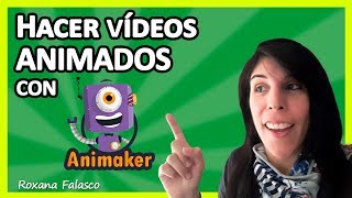 Cómo hacer VÍDEOS Animados con ANIMAKER 💥 [upl. by Chute]