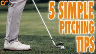 5 SIMPLE PITCHING TIPS TO PITCH LIKE A TOUR PRO [upl. by Trevlac975]