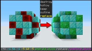 Minecraft  How To Use The Fill Command [upl. by Andi]