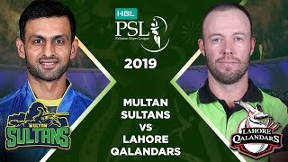 Match 10 Full Match Highlights Multan Sultans Vs Lahore Qalandars  HBL PSL 4  HBL PSL 2019  MA2 [upl. by Spears]