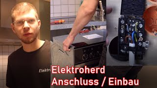 Herd anschließen und einbauen ElektroM [upl. by Pollerd993]