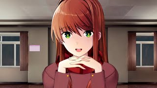 Revealing My Appearance to Monika  quotMonika After Storyquot Mod [upl. by Enutrof]