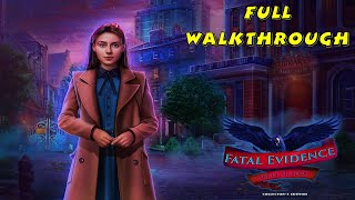 Lets Play  Fatal Evidence 3  Art of Murder  Full Walkthrough [upl. by Humfried]