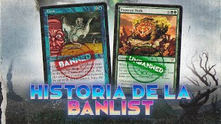 Historia de la banlist en Magic The Gathering [upl. by Nwahsuq]