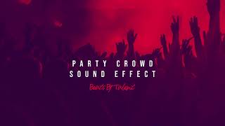 PARTY CROWD BACKGROUND NOISE  SOUND EFFECT FREEDOWNLOAD [upl. by Lliw]