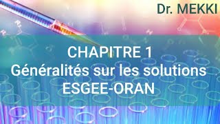 5  CHAPITRE 1  ACTIVITÉ ET COEFFICIENT DACTIVITÉ [upl. by Annahsar]