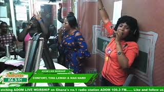 ADOM LIVE WORSHIP WITH APOSTLE OKO HACKMAN on Adom FM 14918 [upl. by Eanore673]