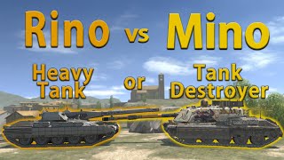 WOT Blitz Face Off  Rinoceronte vs Minotauro [upl. by Neenej]