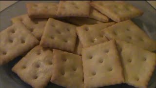 Homemade Saltine Crackers [upl. by Adnat139]