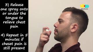 MedEssist Guide to Using Nitroglycerin Spray [upl. by Kabob443]