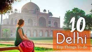 What PLACES to visit in DELHI  TRAVEL VLOG IV [upl. by Drawde]