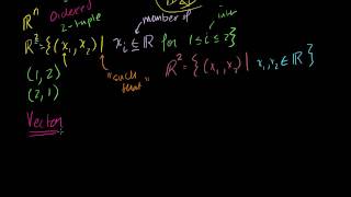 Linear Algebra Introduction to Vectors [upl. by Haraz]