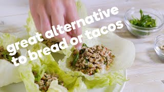 How to make perfect lettuce cups [upl. by Zeuqirdor]