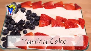 How to make Parcha  Passion Fruit Mousse Cake  Easy Puerto Rican Recipe [upl. by Meir]