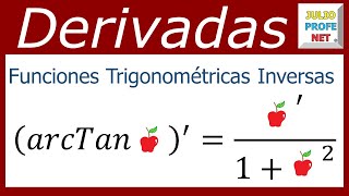 REGLAS PARA DERIVAR FUNCIONES TRIGONOMÉTRICAS INVERSAS [upl. by Acile]