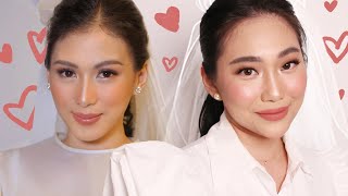 ALEX GONZAGA INSPIRED WEDDING LOOK using AFFORDABLE makeup 👰🏻  Raiza Contawi [upl. by Egduj137]