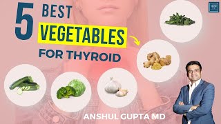 Dr Anshul Gupta on Hypothyroidism Diet 5 Best Vegetable to Improve Thyroid Gland [upl. by Coussoule]