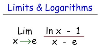 Limits of Logarithmic Functions  Calculus [upl. by Ihana82]