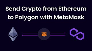 How to Transfer Cryptos from Ethereum to PolygonMatic Network with Metamask amp Polygon Bridge [upl. by Ahsiki]