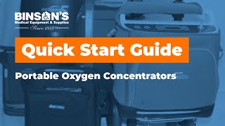 POC Quick Set Up Portable Oxygen Concentrator [upl. by Odom]